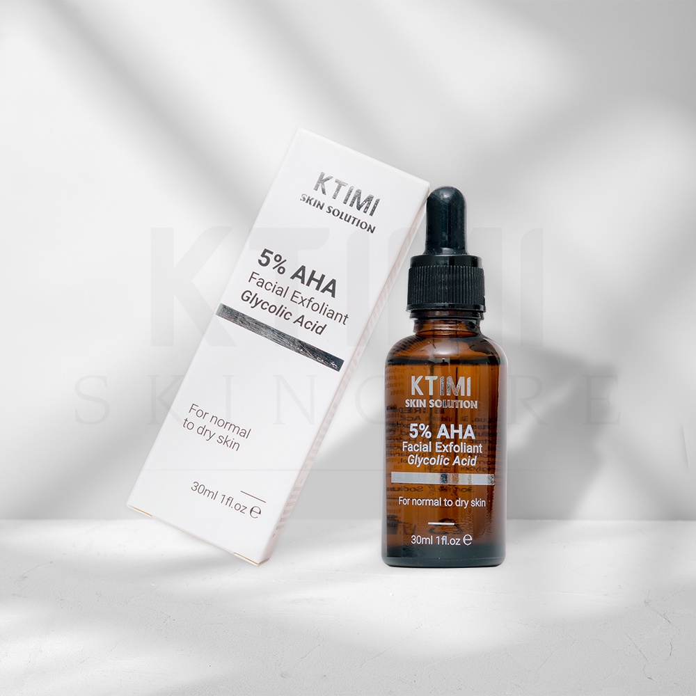 Serum tẩy tế bào chết KTIMI AHA 5% Facial Exfoliant Glycolic Acid