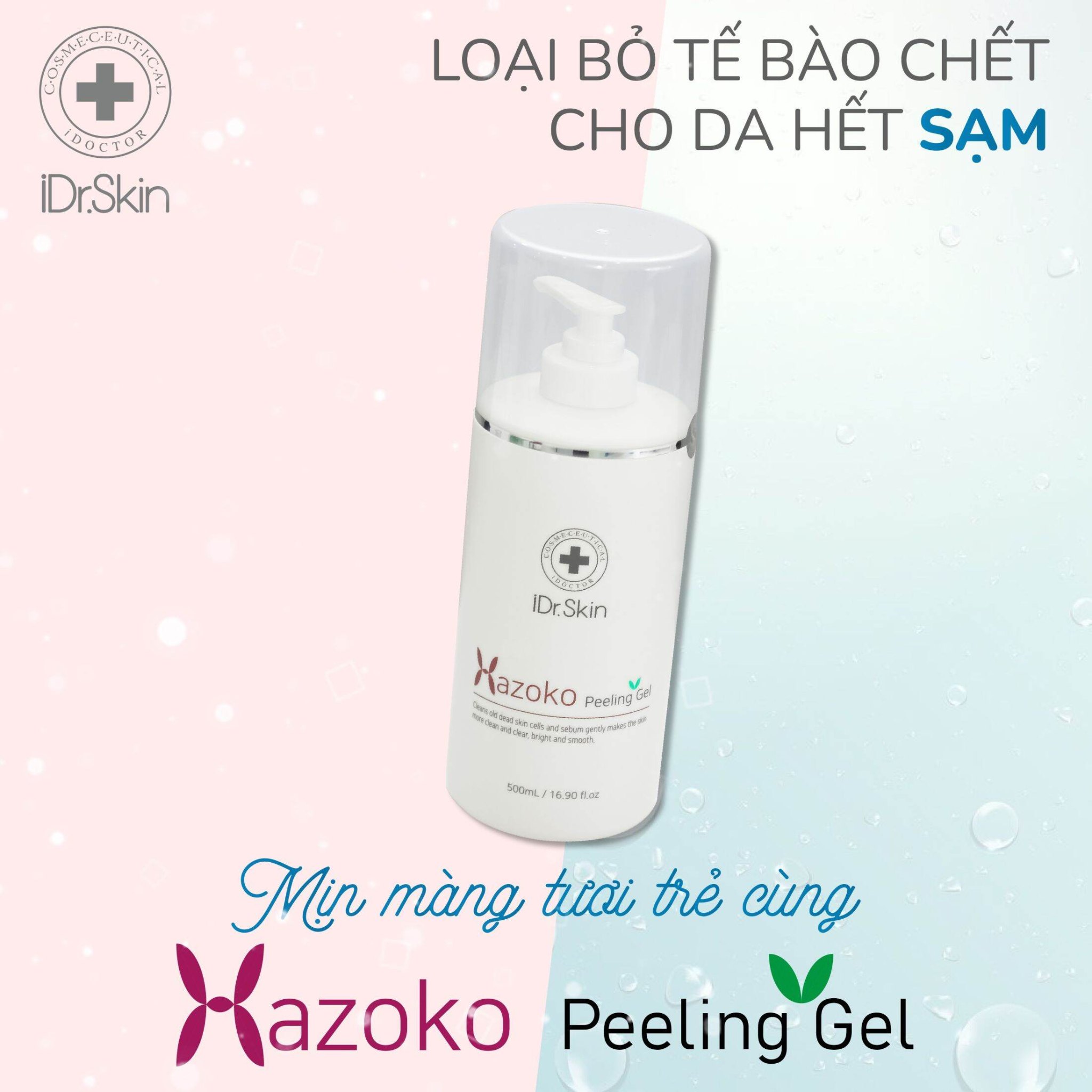 Gel tẩy tế bào chết từ tinh thể nước Hazoko Peeling Gel Idrskin