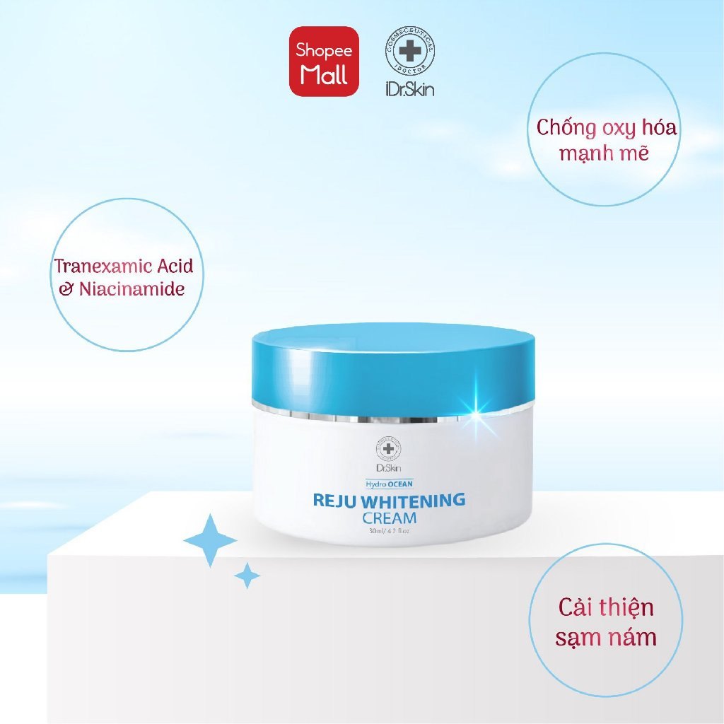 Kem dưỡng toàn diện đa tác động Reju Whitening Cream Idrskin