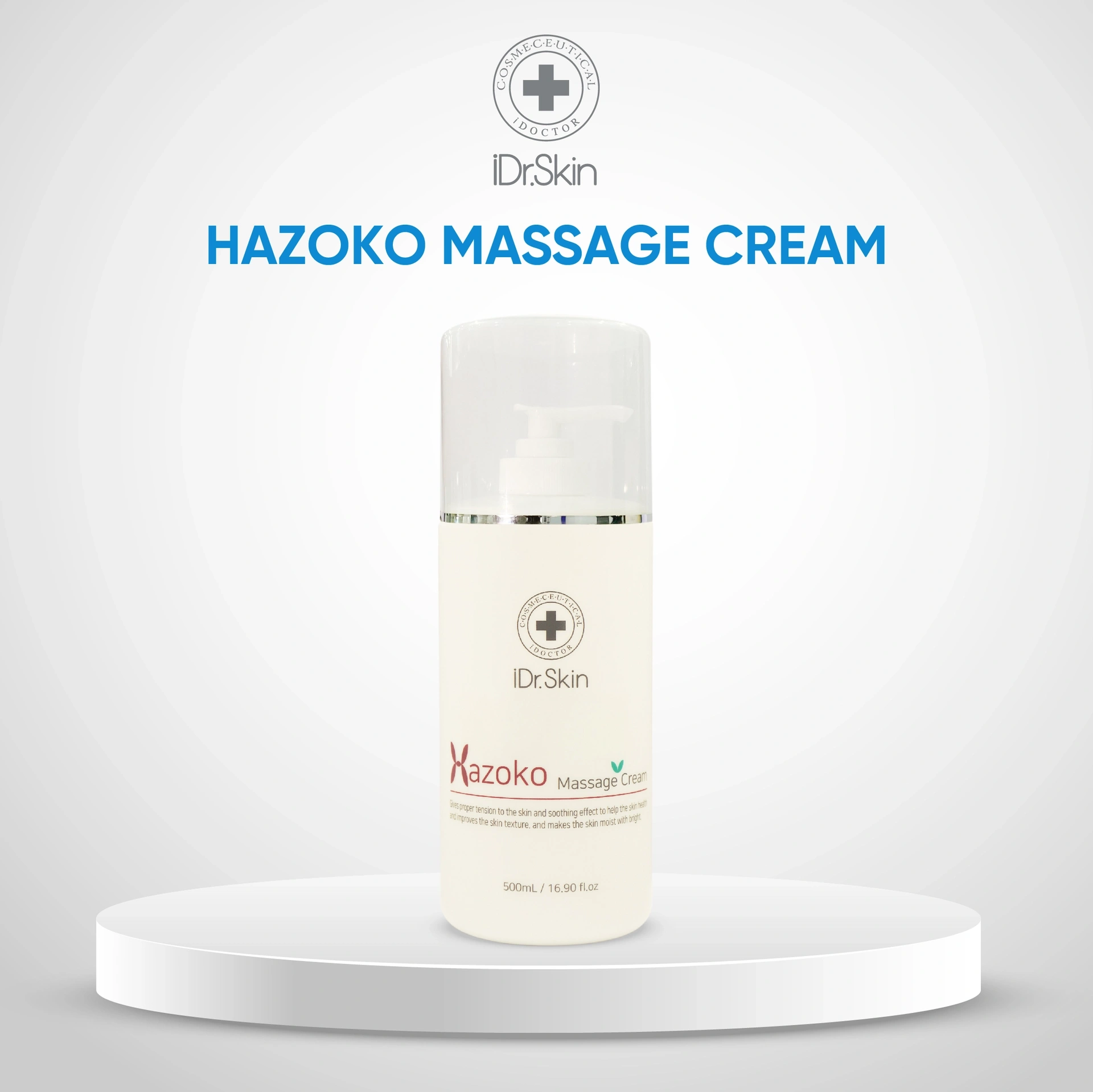 Kem dưỡng phục hồi Hazoko Massage Cream Idrskin nuôi dưỡng da sáng khoẻ