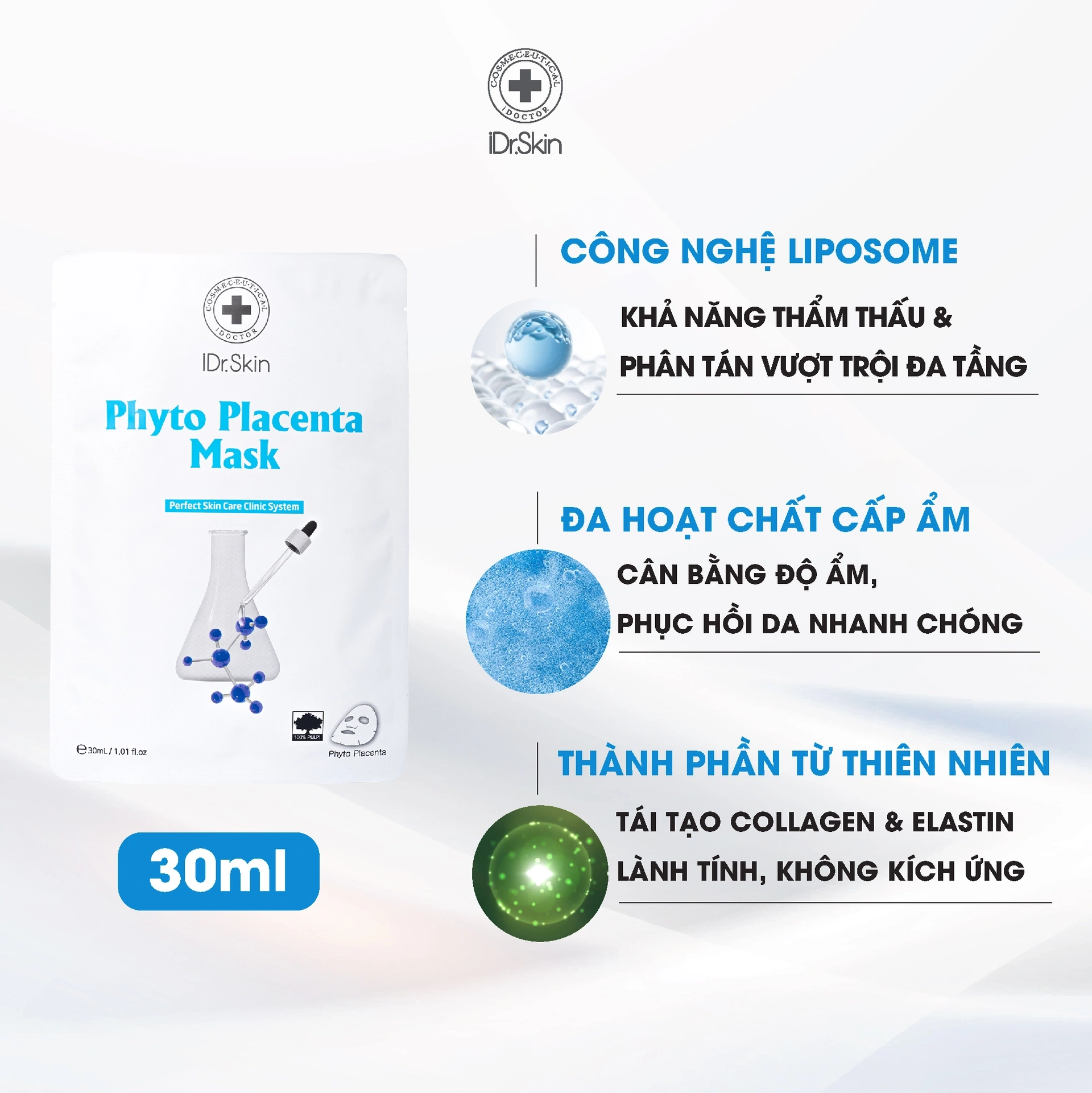 Mặt nạ dưỡng ẩm Phyto Placenta Mask Idrskin