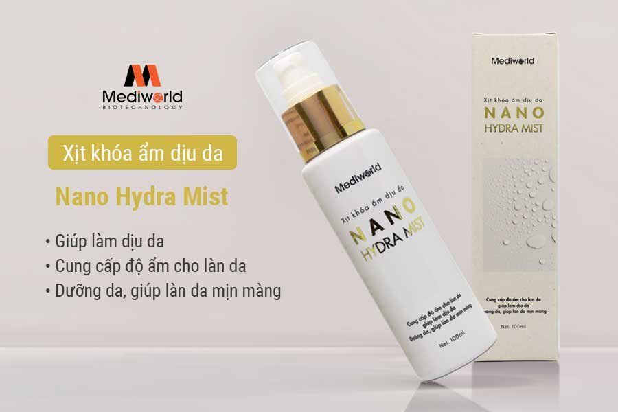 Xịt khoáng cấp ẩm Nano Hydra Mist Mediworld