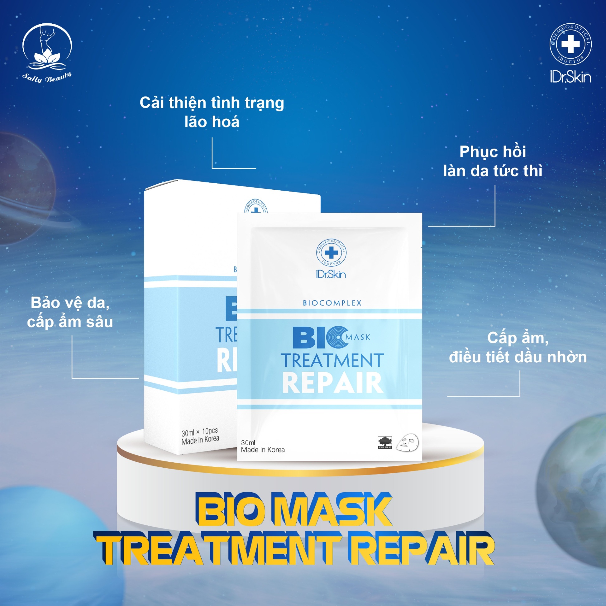 Mặt nạ Bio Mask Treatment Repair Mask Idrskin