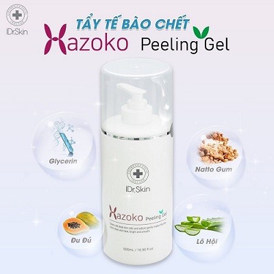 Gel tẩy tế bào chết từ tinh thể nước Hazoko Peeling Gel Idrskin