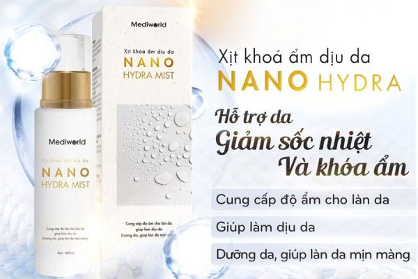 Xịt khoáng cấp ẩm Nano Hydra Mist Mediworld