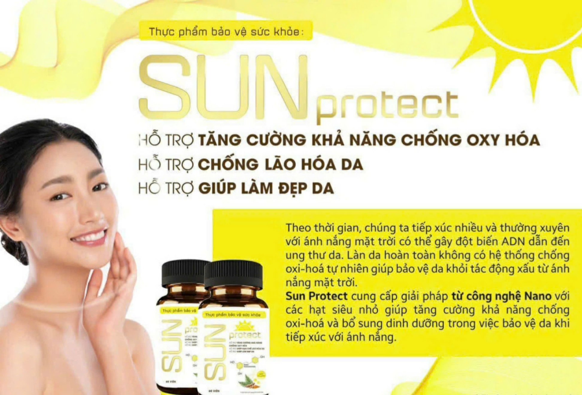 Viên uống hỗ trợ bảo vệ và làm đẹp da Sun Protect Mediworld