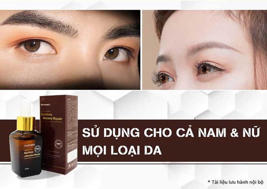 Serum mờ thâm, giảm nếp nhăn, giảm bọng mắt SPOTLESS & WRINKLE REPAIR Mediworld