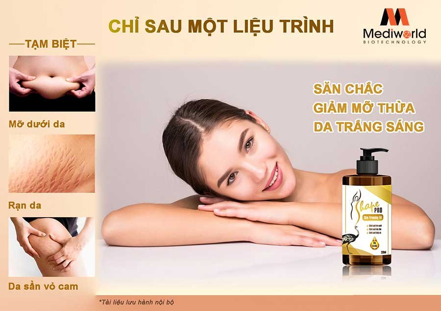 Tinh dầu Massage cho mặt và Body dành cho các Spa S Shape Pro Skin Firming Oil Mediworld