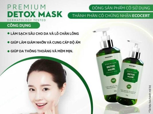 Mặt nạ thải độc dành cho da PREMIUM DETOX MASK Mediworld