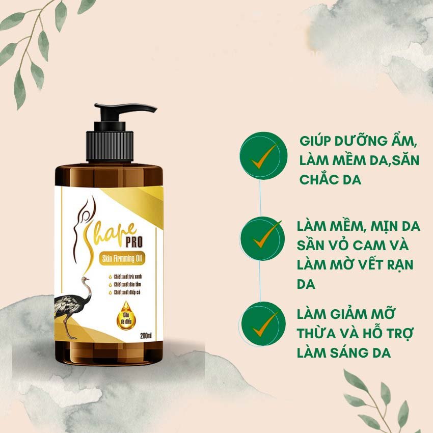 Tinh dầu Massage cho mặt và Body dành cho các Spa S Shape Pro Skin Firming Oil Mediworld