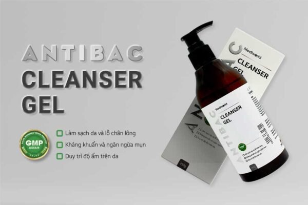 Sữa rửa mặt kháng khuẩn và bảo vệ da ANTIBAC CLEANSER GEL Mediworld