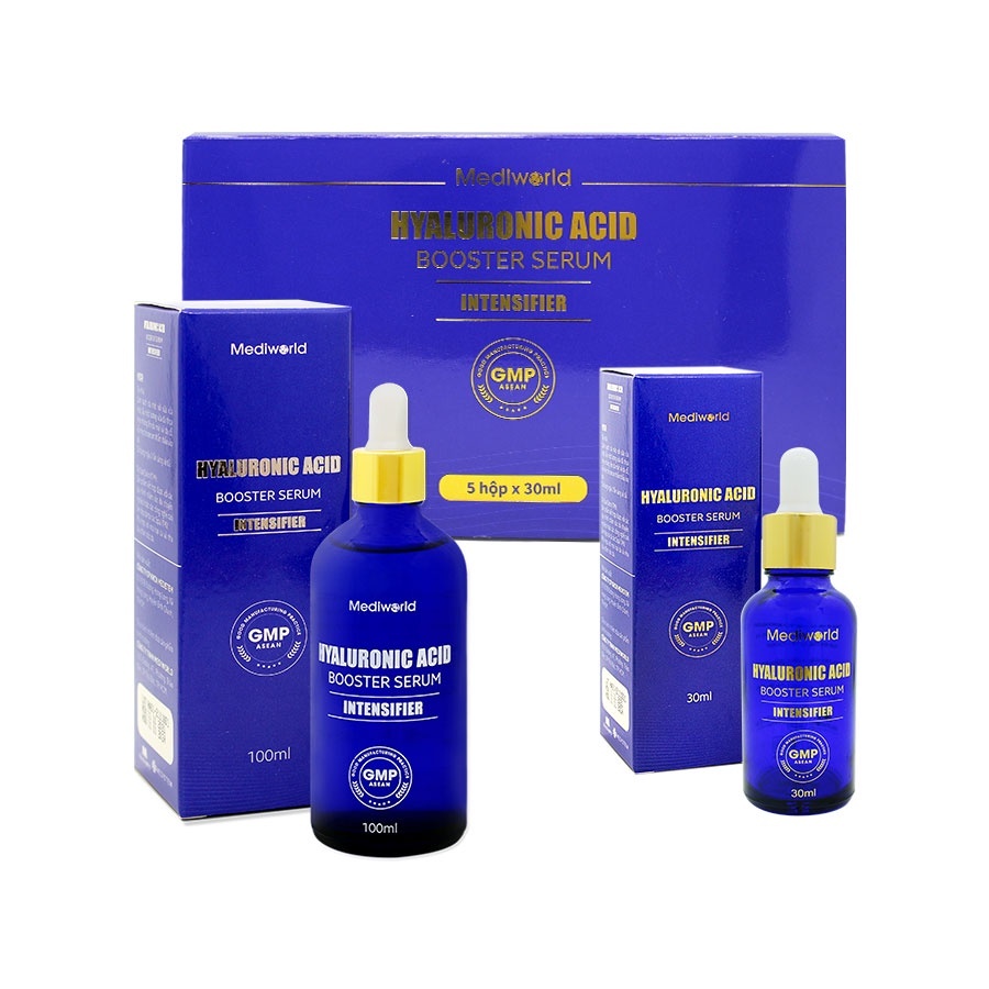 Serum cấp ẩm khoá ẩm HYALURONIC ACID BOOSTER SERUM Mediworld