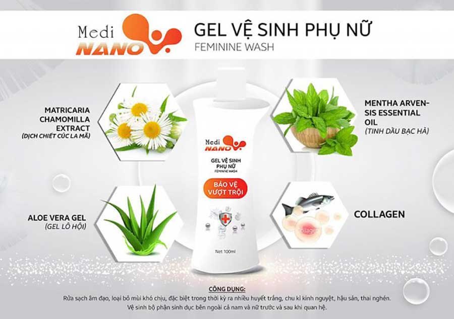 Gel vệ sinh phụ nữ MEDINANO Mediworld 100ml