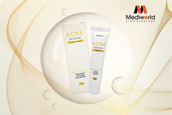 Kem giảm mụn nhanh, loại bỏ mụn tái phát Mediworld Acne GoldStars