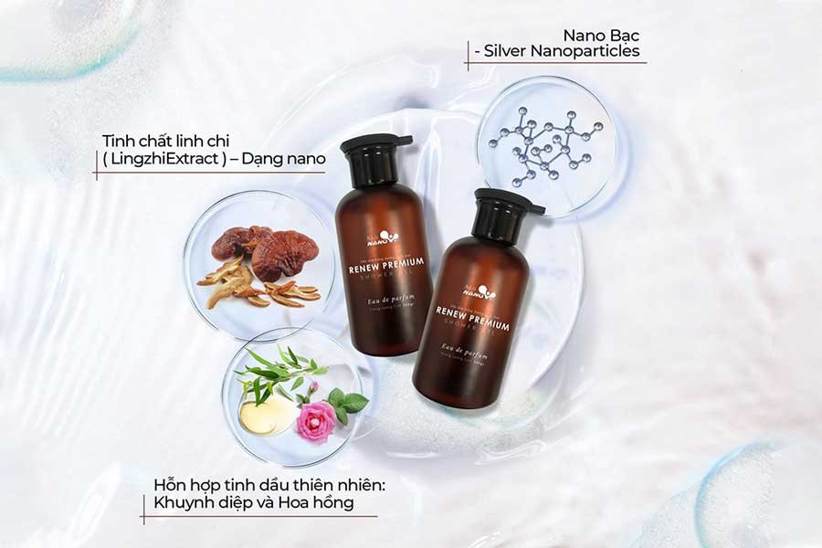 Gel tắm cao cấp dưỡng ẩm, mịn da, trắng sáng da Renew Premium Shower Gel Mediworld