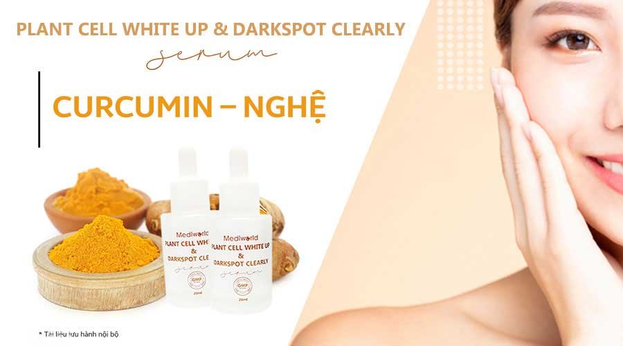 Tinh chất hỗ trợ trắng da mờ nám, tàn nhang Plant Cell White Up & Darkspot Clearly Mediworld