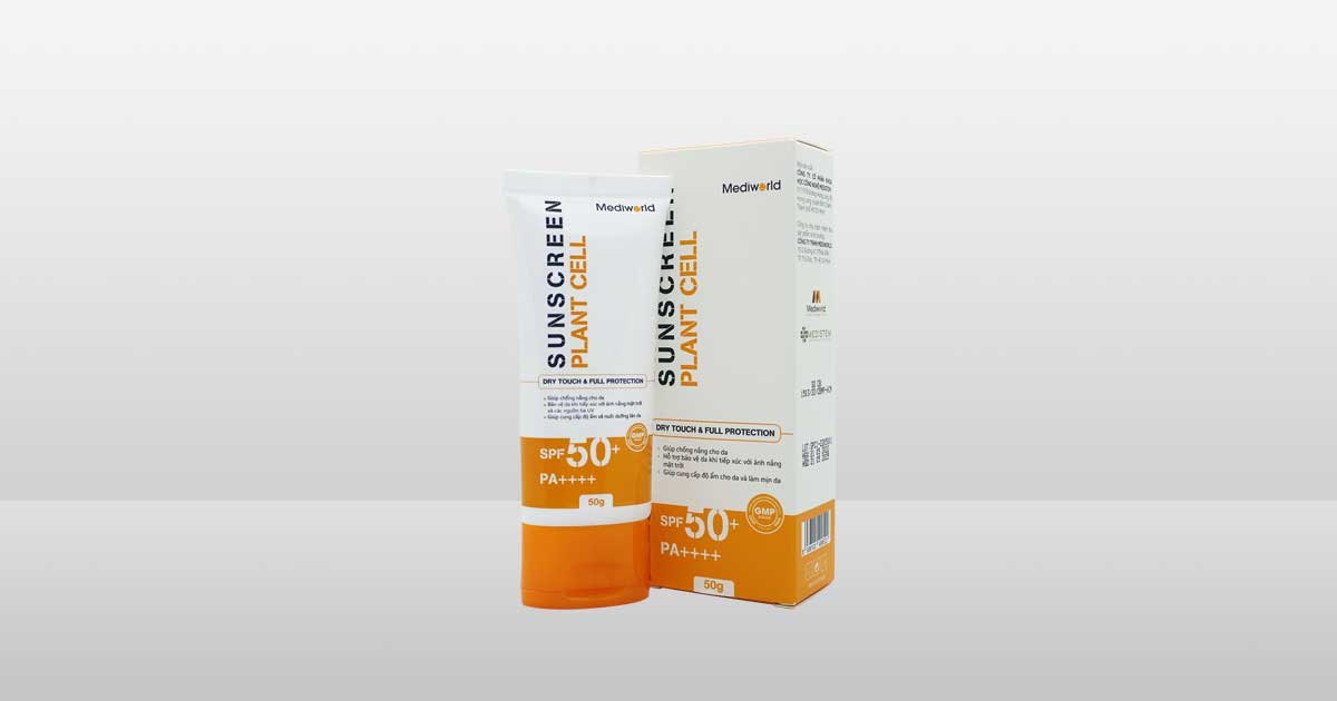 Kem chống nắng bảo vệ và làm mịn da Sunscreen Plant Cell Mediworld