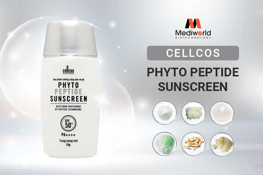 Kem chống nắng peptite cho da sau xâm lấn, chống ánh sáng xanh Phyto Peptide Sunscreen Mediworld