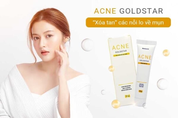 Kem giảm mụn nhanh, loại bỏ mụn tái phát Mediworld Acne GoldStars