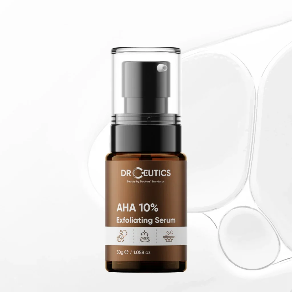 Serum tẩy da làm sáng DrCeutics AHA 10% Exfoliating Serum 30ml.