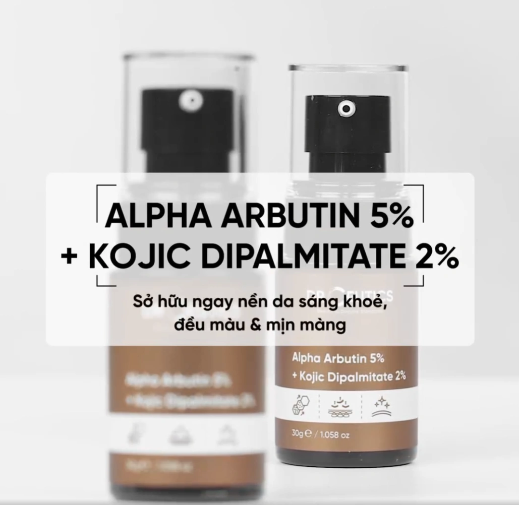 Serum làm sáng đều màu da DrCeutics Alpha Arbutin 5% + Kojic Dipalmitate 2% 30gr