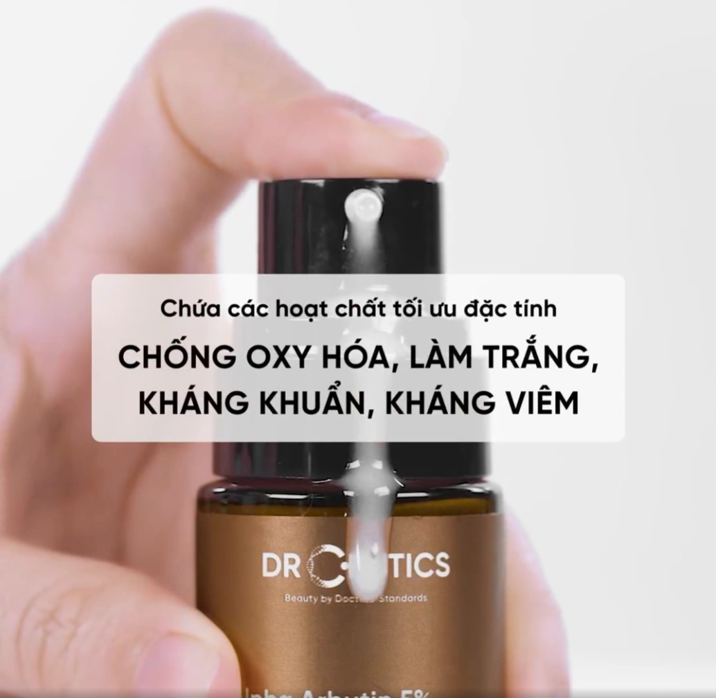 Serum làm sáng đều màu da DrCeutics Alpha Arbutin 5% + Kojic Dipalmitate 2% 30gr