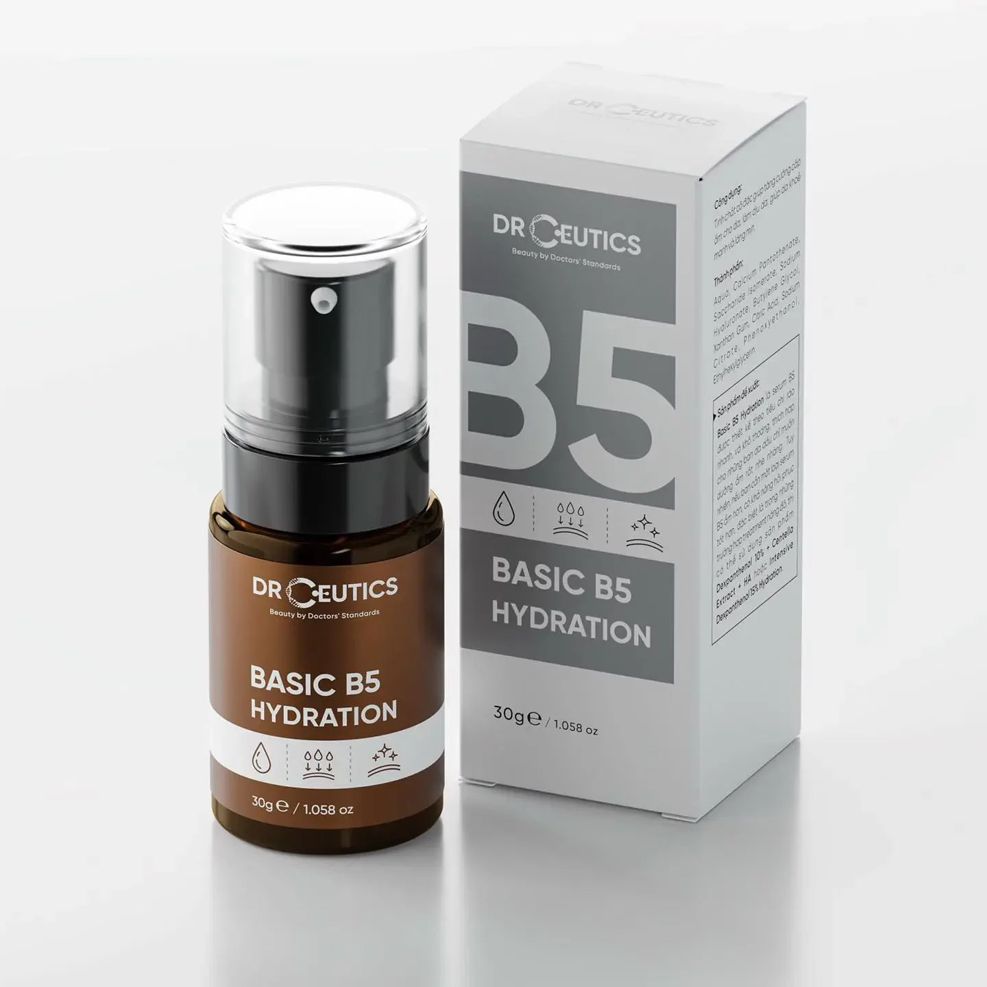 Serum cấp ẩm nuôi dưỡng da Drceutics Basic HA Hydration 30g