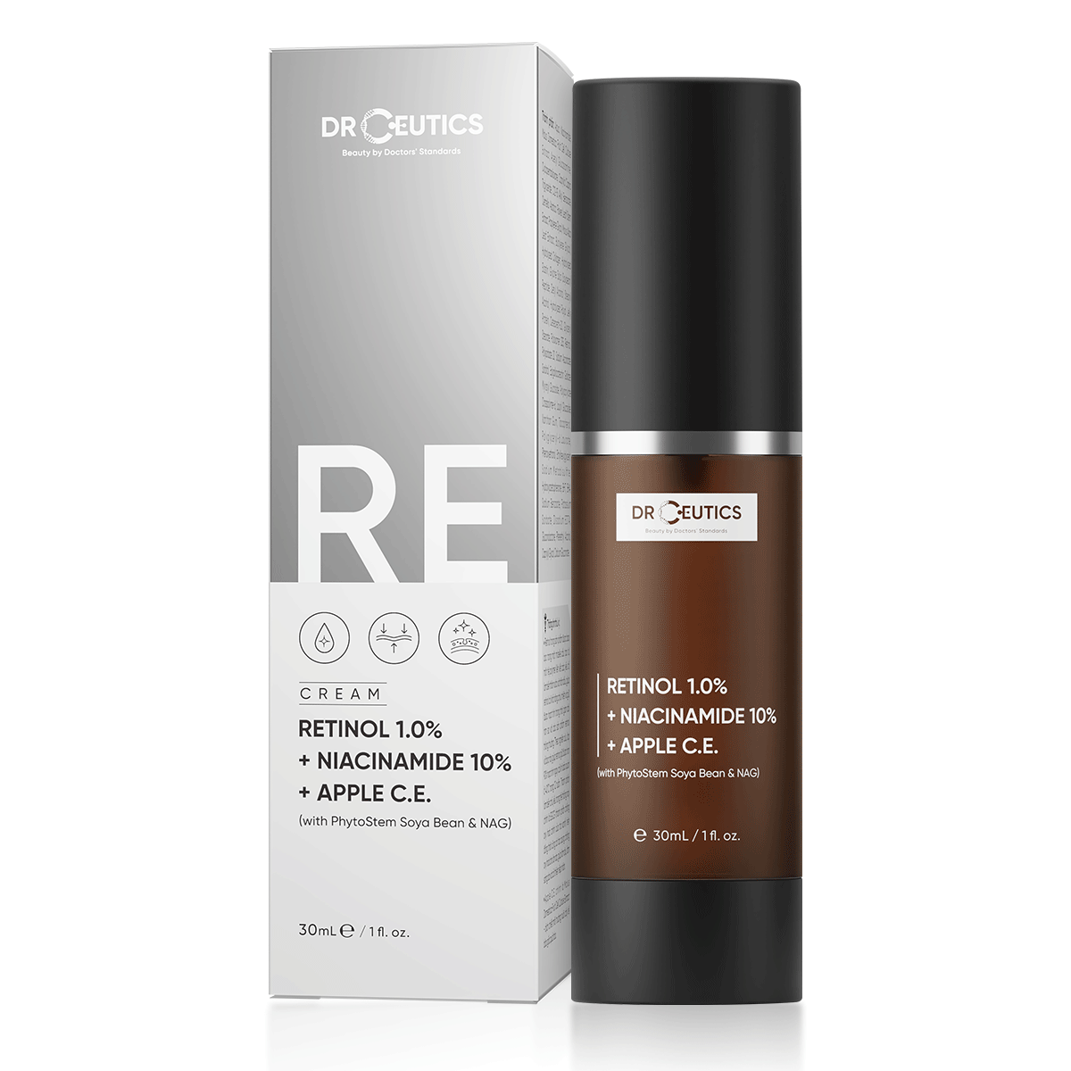 Kem chống lão hóa DrCeutics Retinol 1% + Niacinamide 10% + Apple C.E 30ml