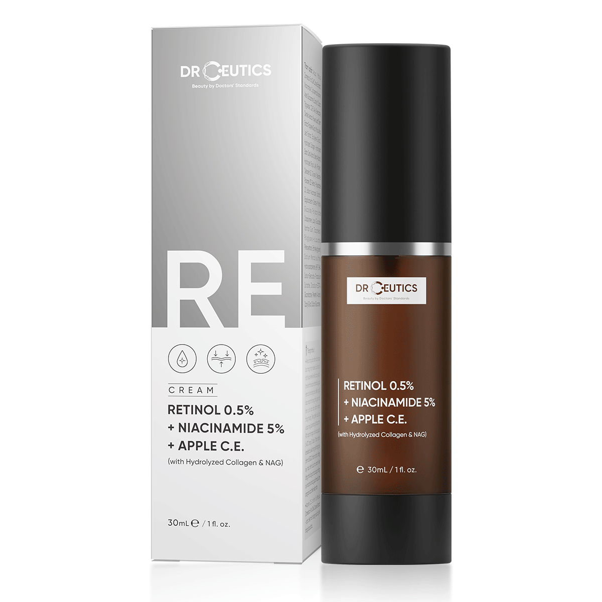 Kem chống lão hóa DrCeutics Retinol 0,5% + Niacinamide 5% + Apple C.E 30ml.