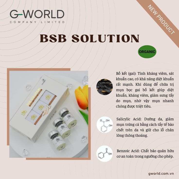 Tinh chất chấm xẹp mụn Geneworld BSB SOLUTION