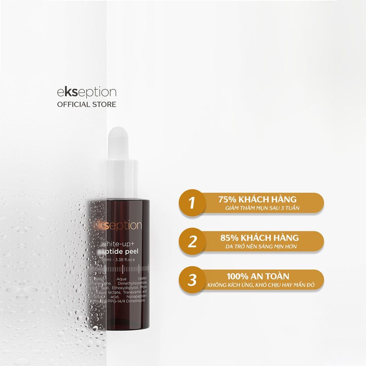 Tinh chất sáng da Ekseption White Up Peptide Peel