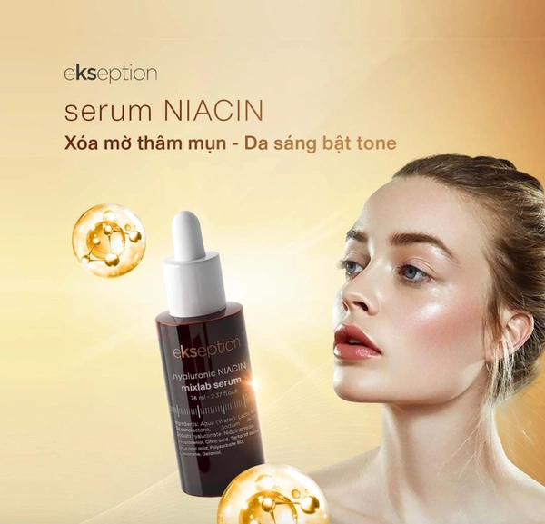 Tinh chất ngừa mụn Ekseption hyaluronic NIACIN Mixlab Serum