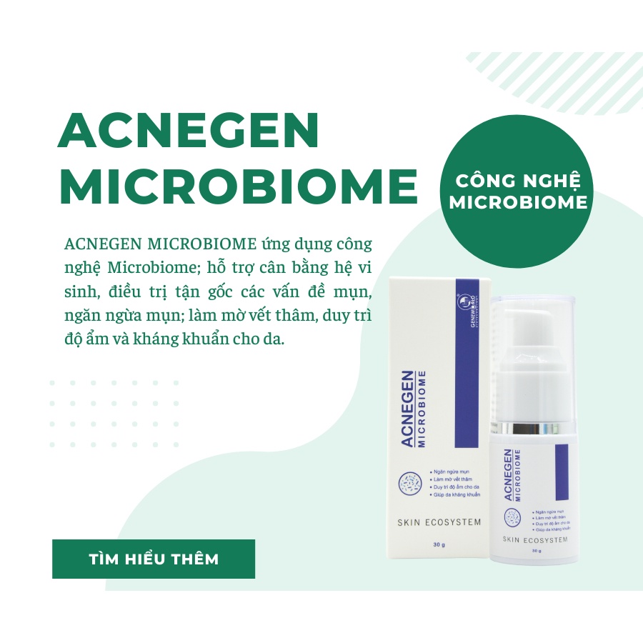 Gel lợi khuẩn loại bỏ mụn viêm Geneworld ACNEGEN MICROBIOME