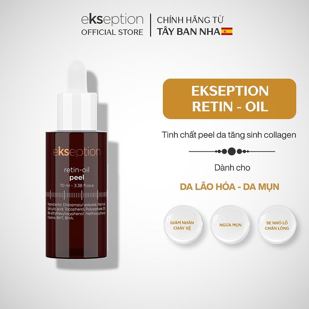 Tinh chất chống lão hoá Ekseption Retin Oil Peel