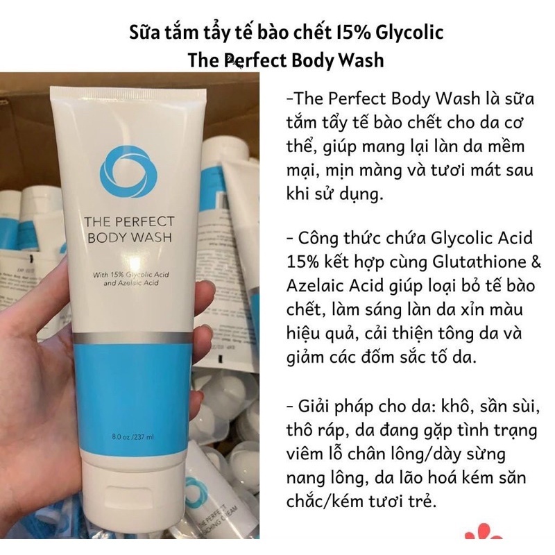 Sữa tắm tẩy tế bào chết The Perfect Body Wash