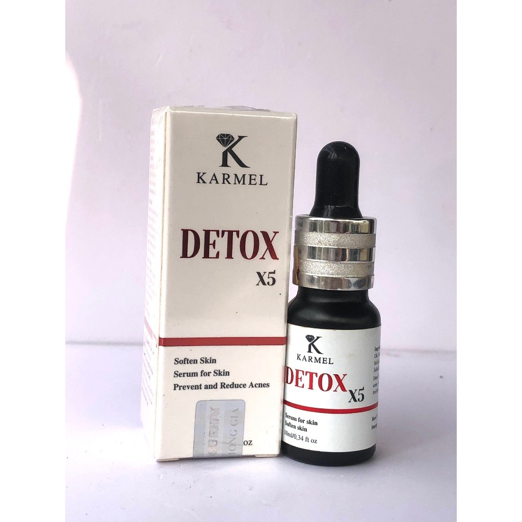 Serum xoá mụn mờ thâm nám kiềm dầu Serum Detox X5 Karmel