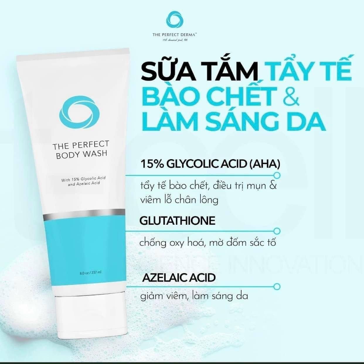 Sữa tắm tẩy tế bào chết The Perfect Body Wash