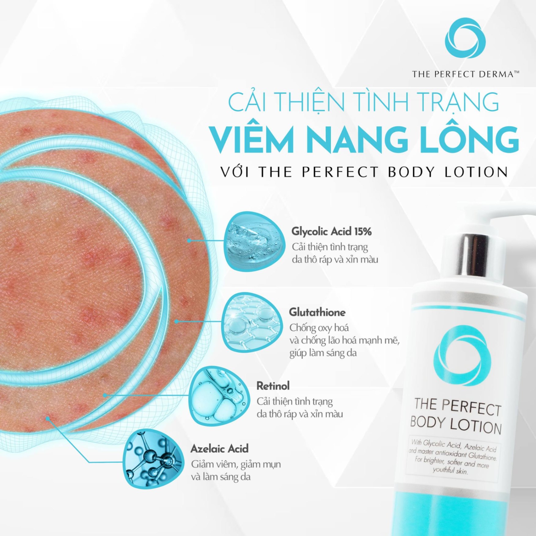 Kem dưỡng thể The Perfect Derma Peel Body Lotion