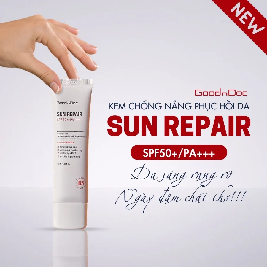 Kem chống nắng GoodnDoc Sun Repair SPF50+/PA+++ 50ml