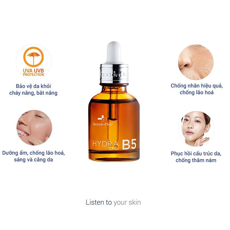 Serum cấp ẩm phục hồi da Hydra B5 Serum GoodnDoc 30ml