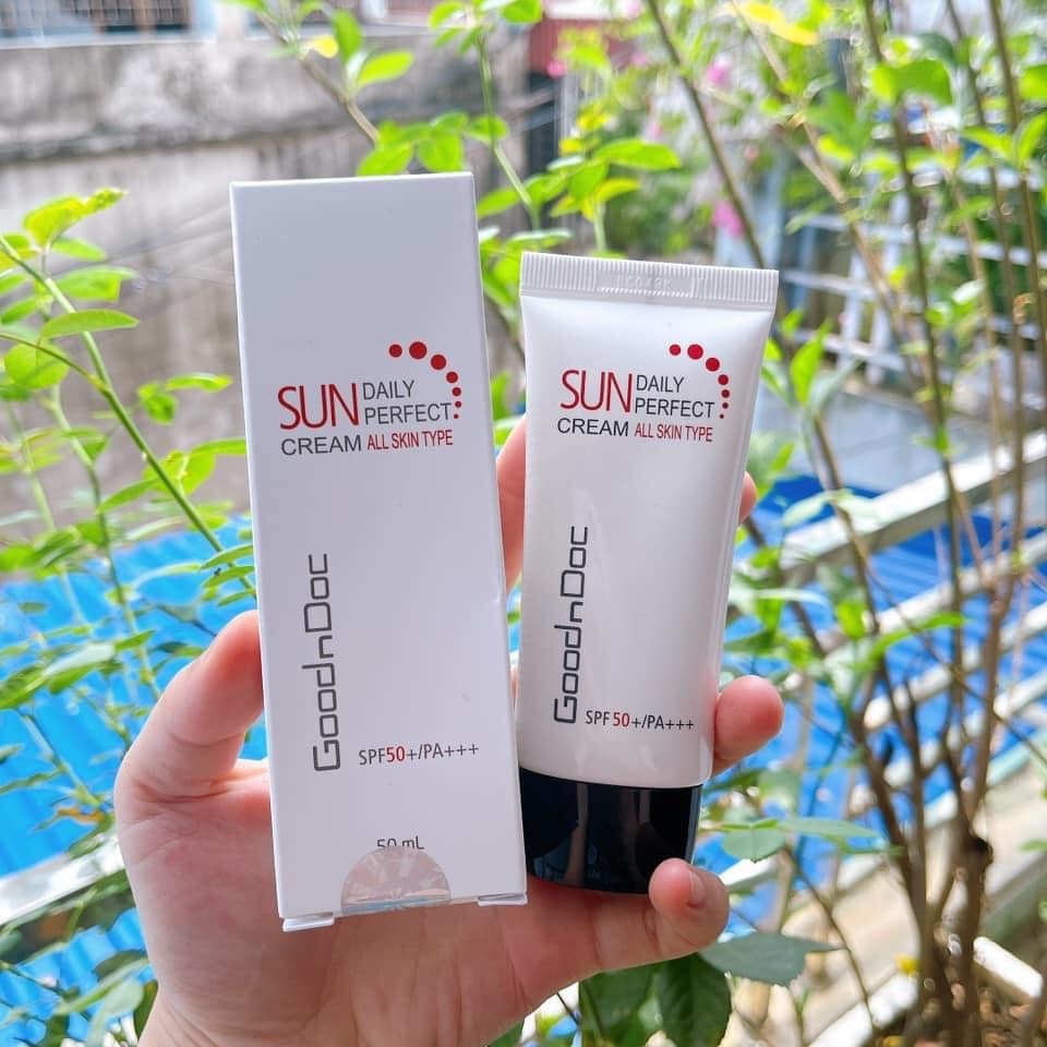 Kem chống nắng GoodnDoc Daily Sun Perfect Cream SPF 50/PA +++ 50ml