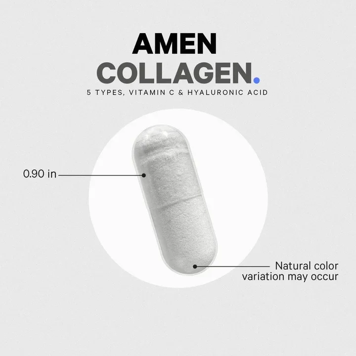 Viên uống Codeage Amen Collagen + Vitamin C + HA