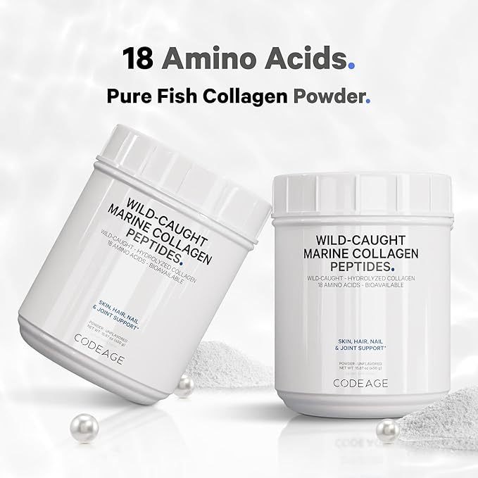 Collagen cá tuyết đại dương Codeage Marine Collagen Peptides