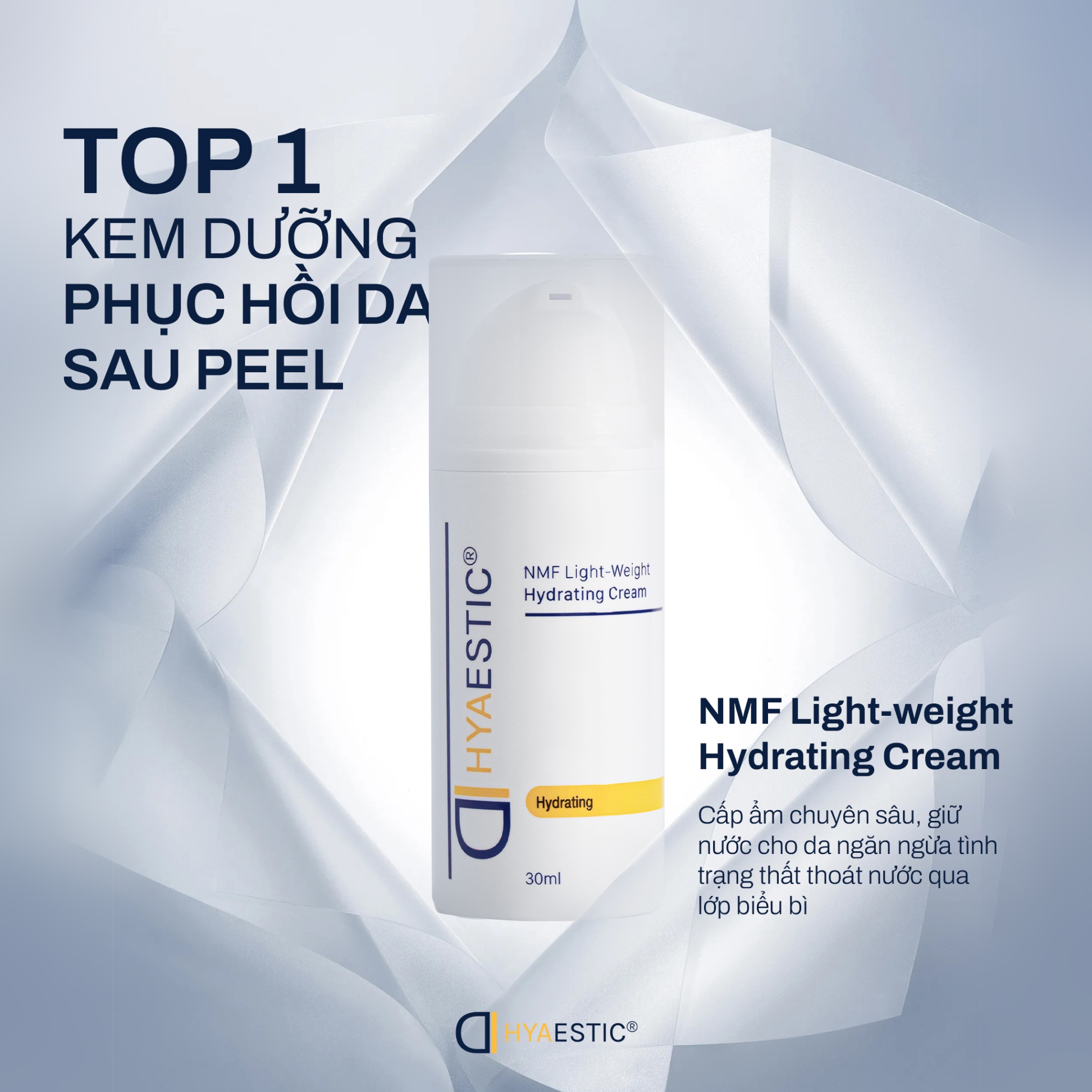 Kem Phục Hồi Da Hyaestic NMF Light-Weight Hydrating Cream 30ml