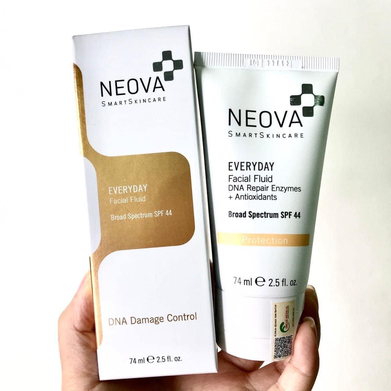 Kem chống nắng bảo vệ cho mặt và body NEOVA DNA Damage Control Everyday Broad Spectrum SPF44 74ml