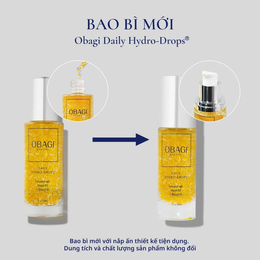 Serum Cấp Ẩm & Làm Dịu Da Vitamin B3 Obagi Daily Hydro-Drops 30ml.