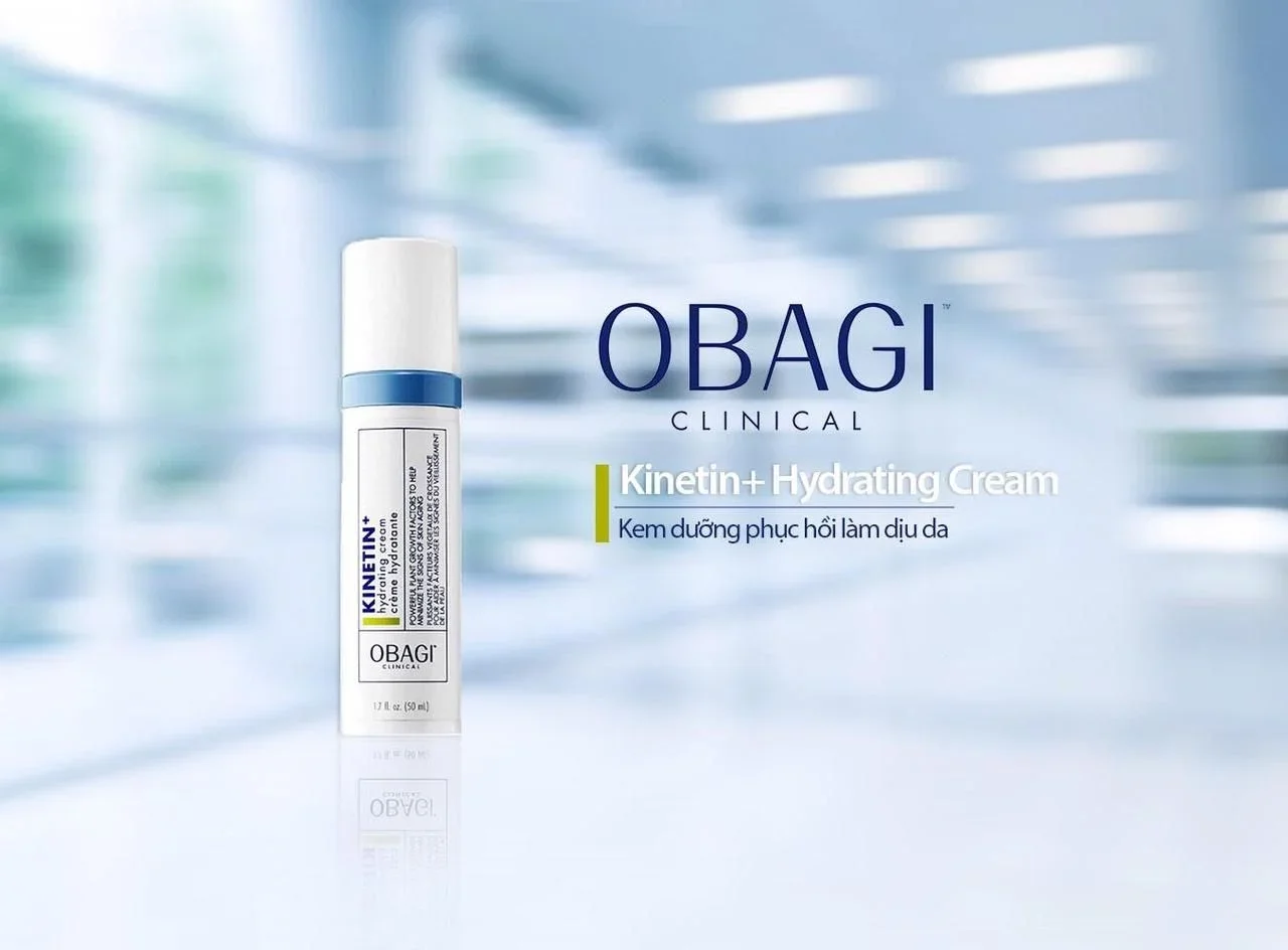 Kem dưỡng phục hồi làm dịu da Obagi Clinical Kinetin+ Hydrating Cream