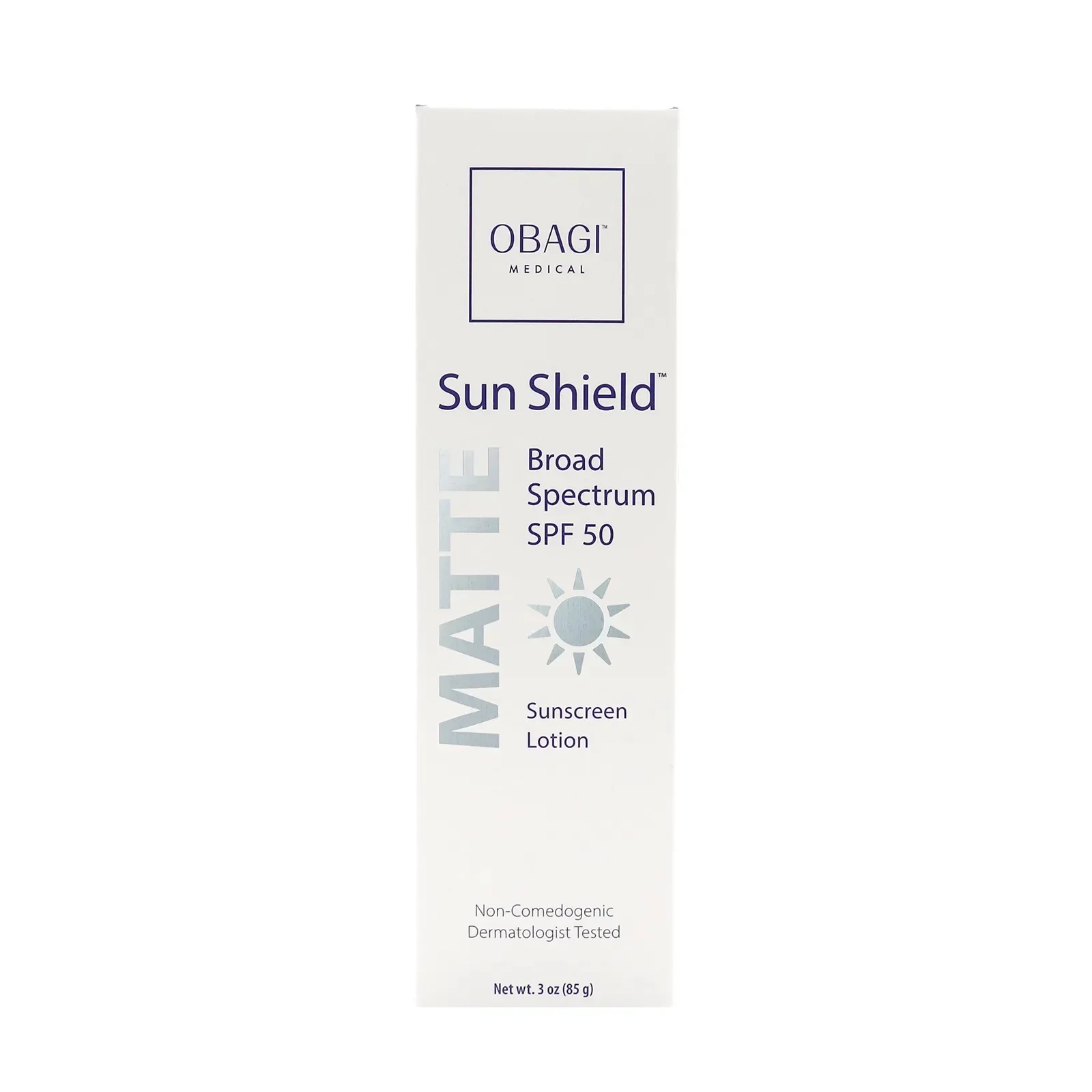 Kem chống nắng phổ rộng Obagi Sun Shield Matte Broad Spectrum SPF 50 85g