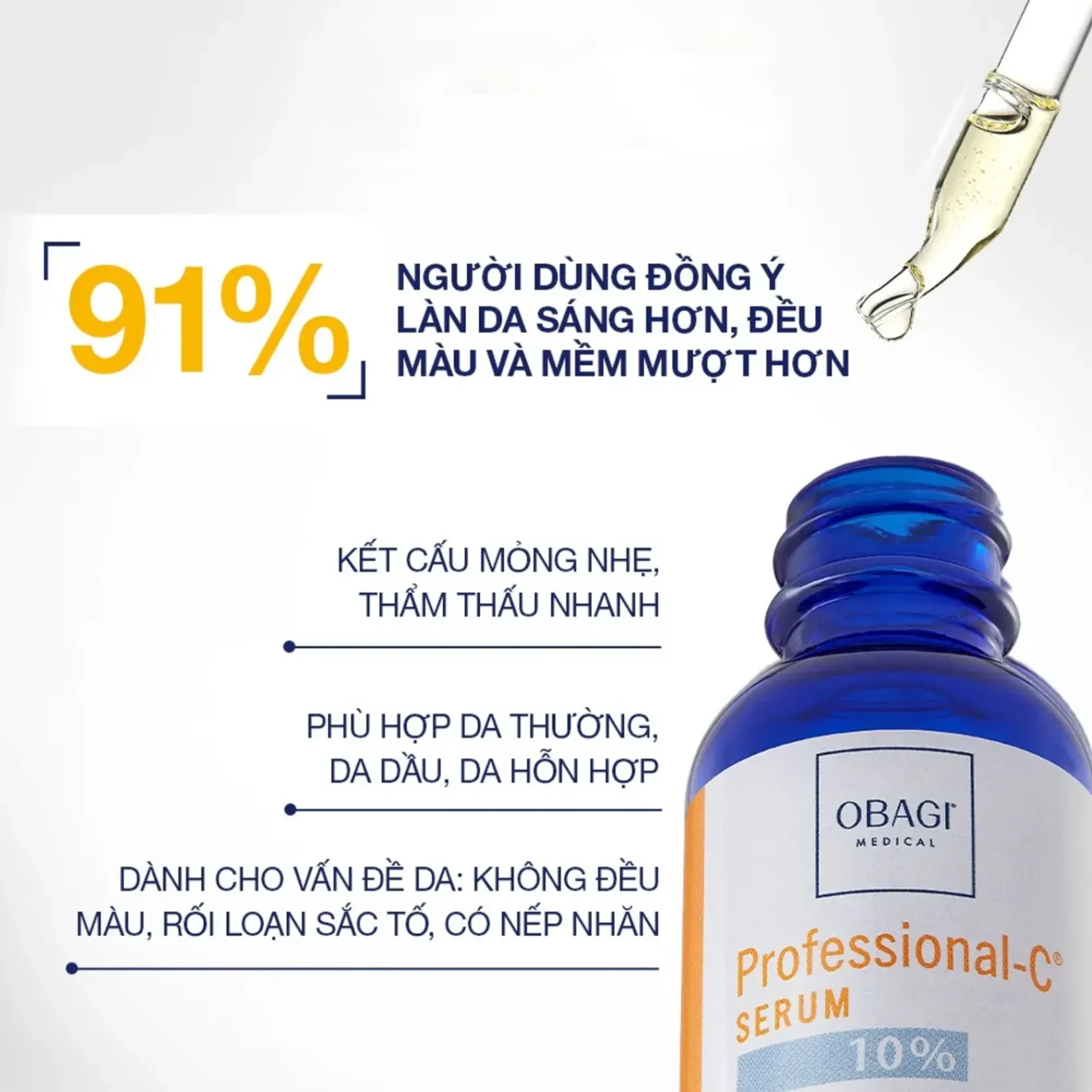 Serum Giúp Sáng Da Vitamin C Obagi Professional-C 10% 30ml