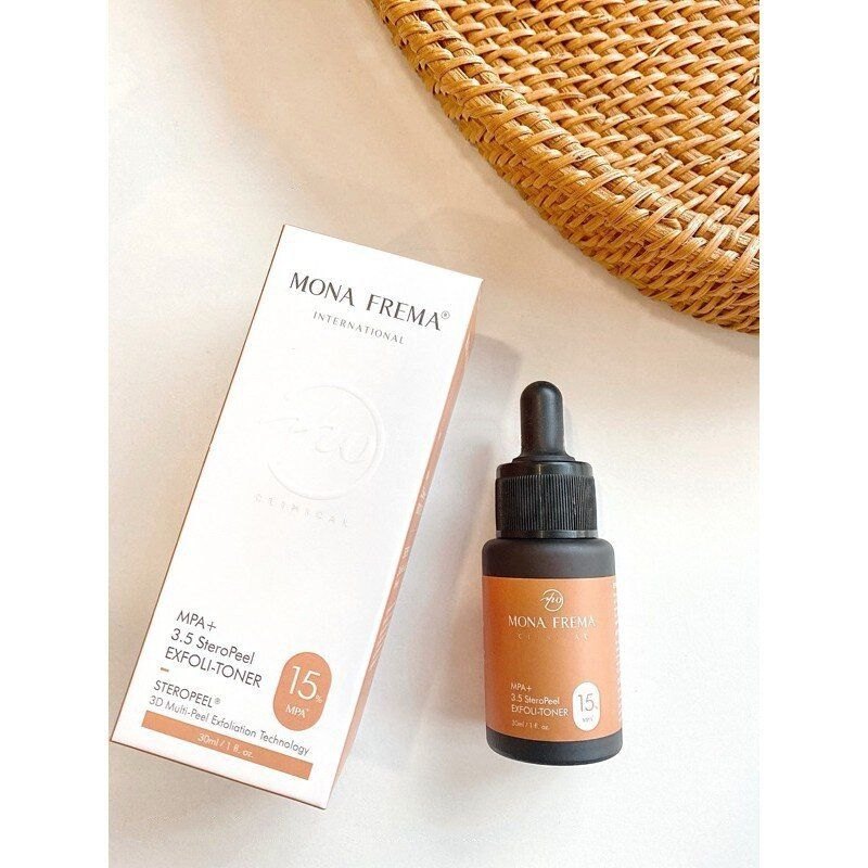 Toner Tấy Tế Bào Chết Mona Frema MPA 3.5 SteroPeel Exfoli- Toner 15% 30ml